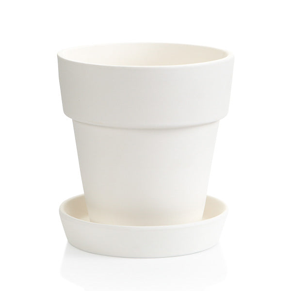Medium Flower Pot w/ Saucer