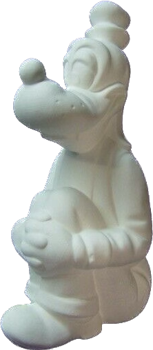 Goofy Ceramic Figurine