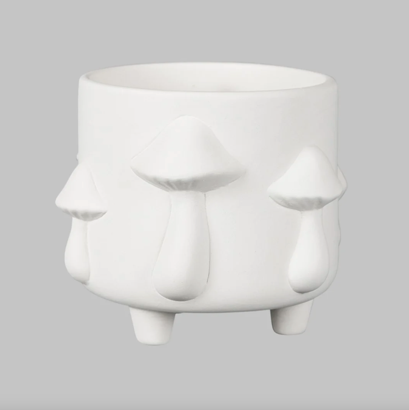 Footed Mushroom Planter