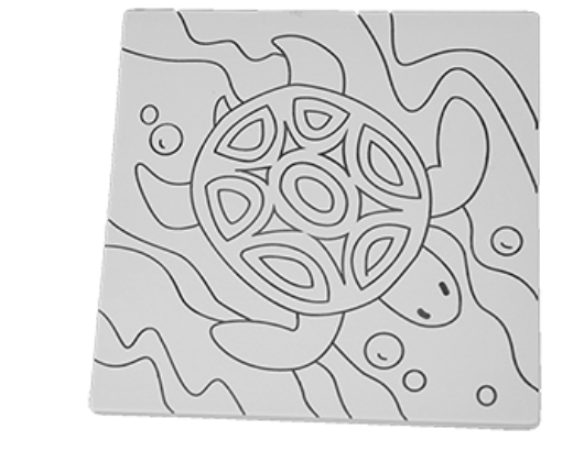 Turtle Party Tile