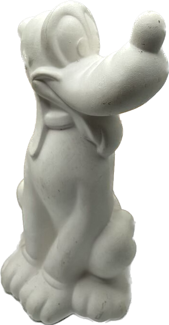 Pluto Ceramic Figurine