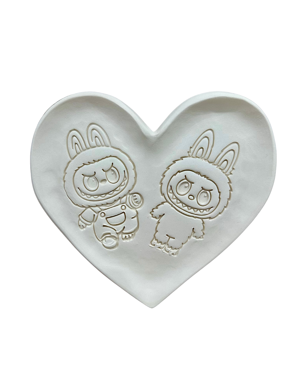 Labubu Large Heart Trinket Tray