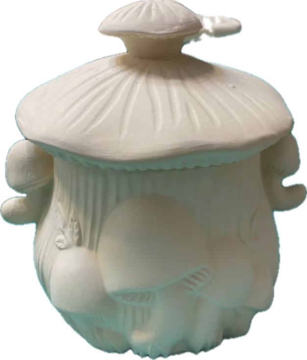 Mushroom Sugar Bowl w/ lid