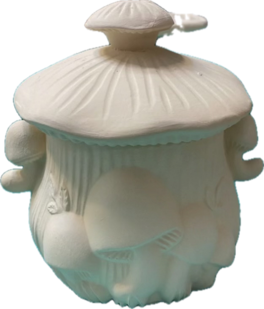 Mushroom Sugar Bowl w/ lid