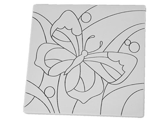 Garden Butterfly Tile
