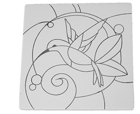 Humming Bird Party Tile