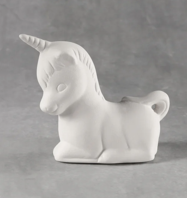 Baby Unicorn with Tale Up