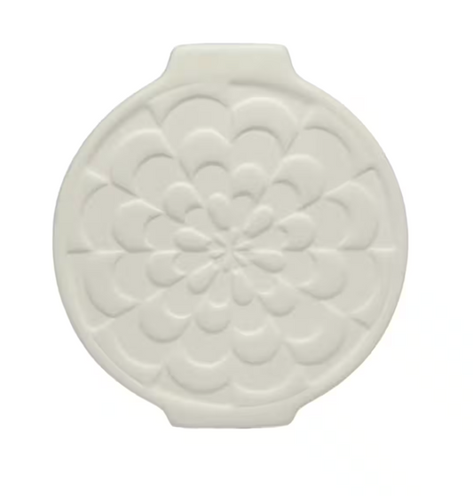 Jonathan Adler Ruond Embossed Flower Vase