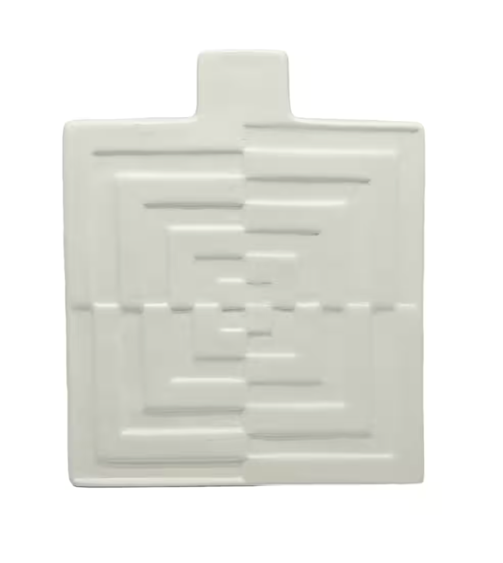 Jonathan Adler Geometric Square Ceramic Vase