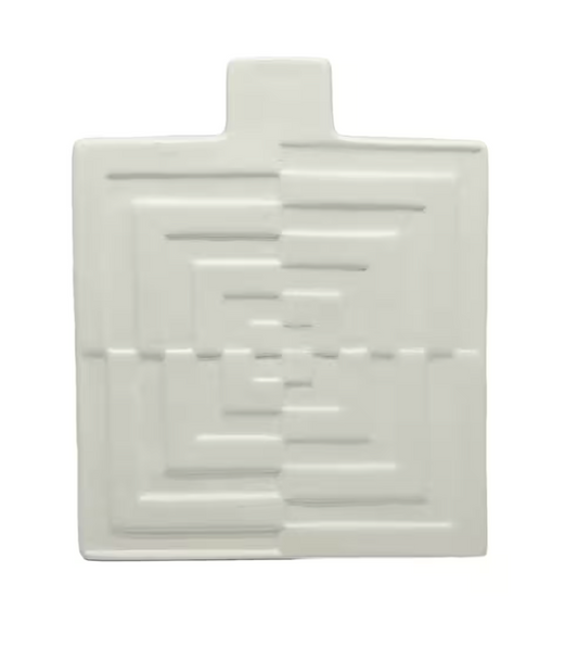 Jonathan Adler Geometric Square Ceramic Vase