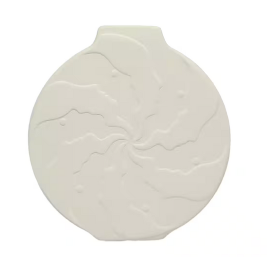 Jonathan Adler Embossed Faces Round Vase