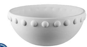 Bumpy Rimmed Serving Bowl