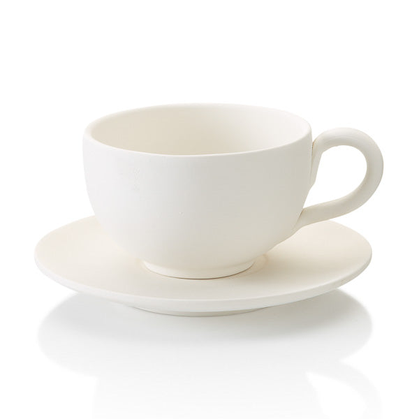 Cappuccino Mug & Saucer Plate