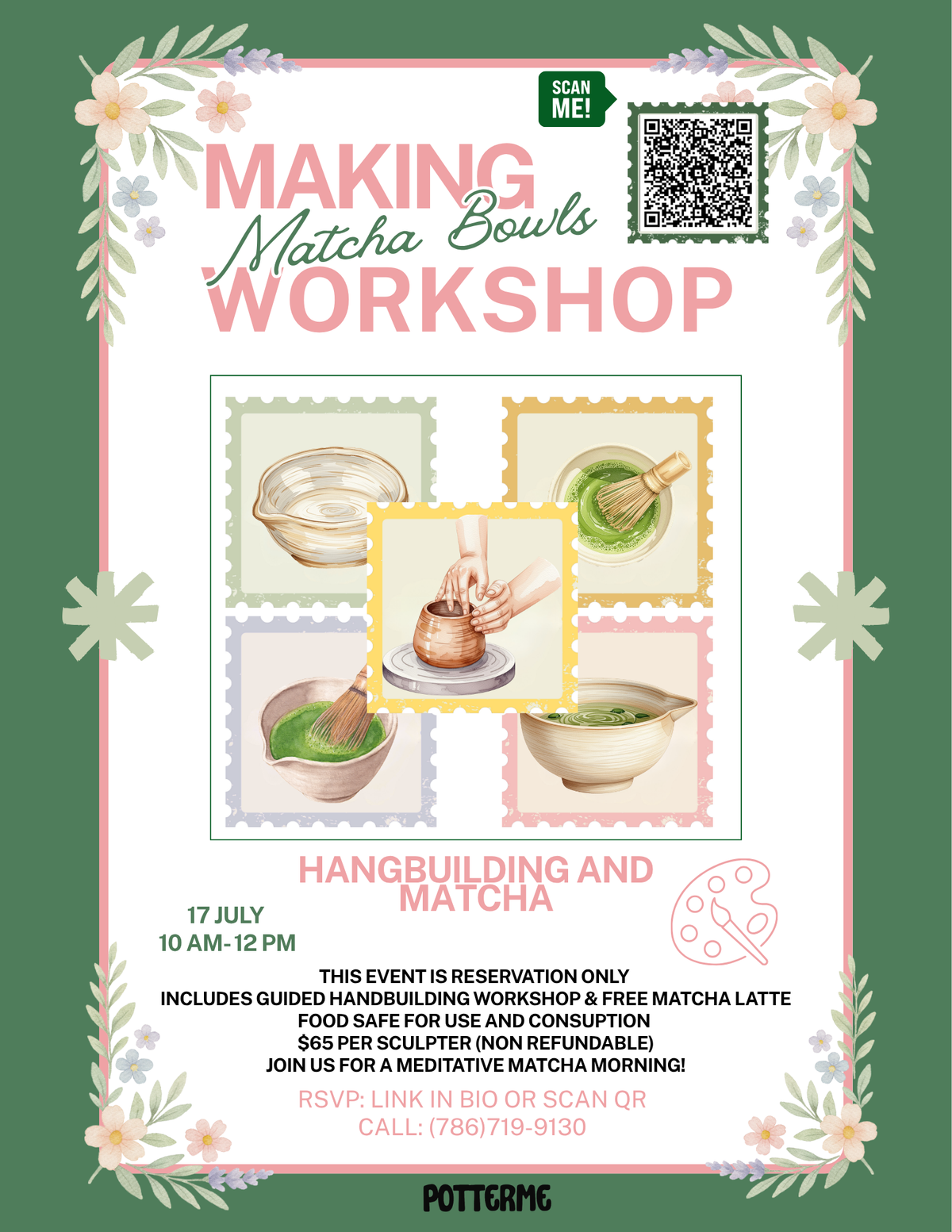 MATCHA BOWL SCULPT WORKSHOP