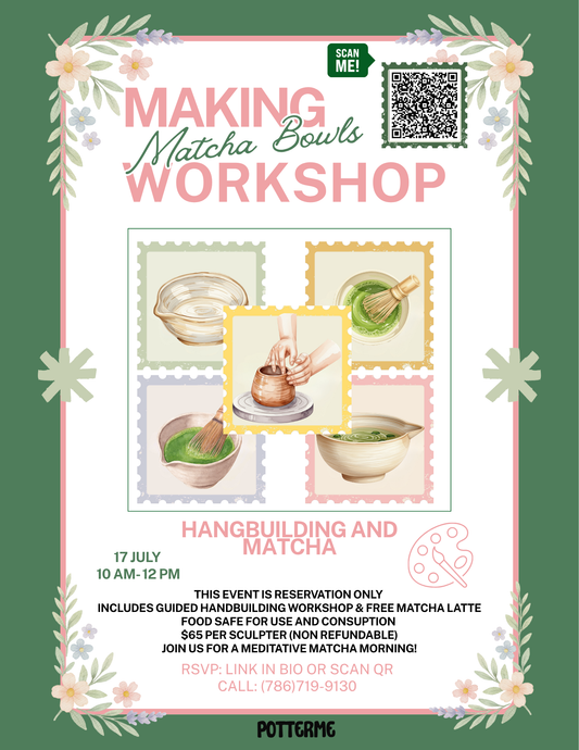 MATCHA BOWL SCULPT WORKSHOP
